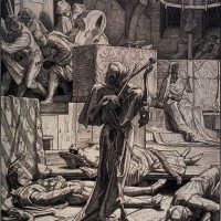 Alfred Rethel, Death as a cutthroat, 1851